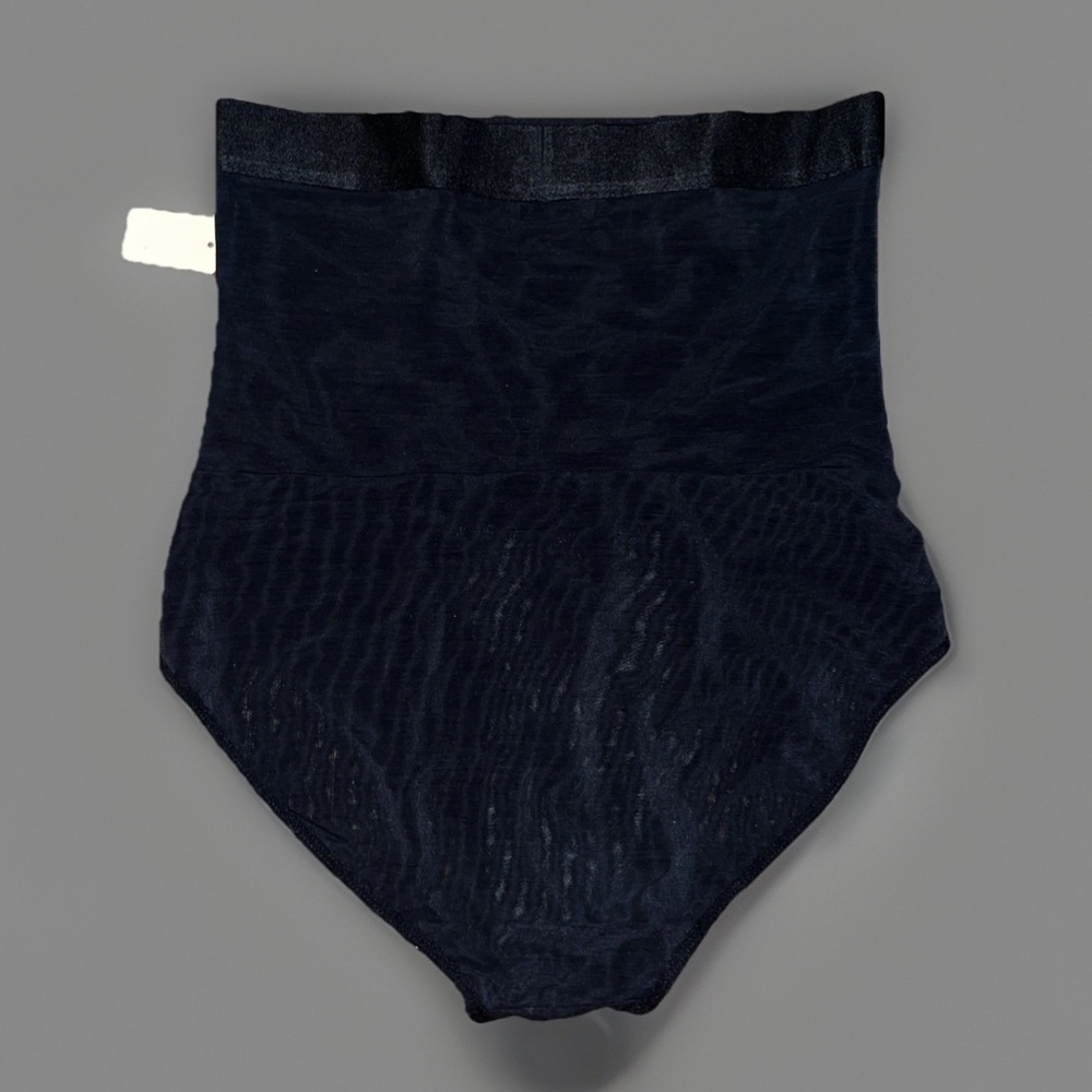 High-Waisted Black Shapewear With Side Bone From Top 2Bottom Breathable